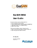 Accusys ExaSAN SW16 User Manual preview