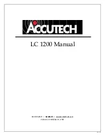 Предварительный просмотр 3 страницы Accutech 800121 Manual