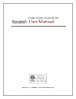 Accutech ES 2100 User Manual предпросмотр