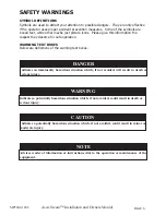 Preview for 7 page of AccuTemp EGD Series S/N 7547 Installation & Owner'S Manual