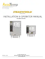 AccuTemp STEAM'N'HOLD Installation & Operator'S Manual предпросмотр