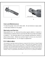 Предварительный просмотр 8 страницы Accutire MS-4034 User Manual