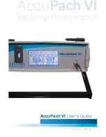 Accutome AccuPach VI User Manual предпросмотр