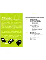 Preview for 2 page of Accutone A10 ALPHA User Manual & Installation Manual