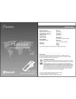 Preview for 1 page of Accutone MultiPoint BT703 User Manual