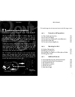 Preview for 2 page of Accutone T1 User Manual & Installation Manual