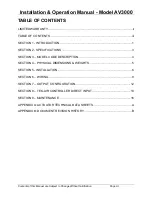 Preview for 3 page of Accutrol AccuValve AV3000 Installation & Operation Manual