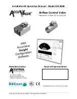 Preview for 1 page of Accutrol AccuValve AVC4000 Installation & Operation Manual