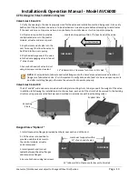 Preview for 14 page of Accutrol ACCUVALVE AVC6000 Installation & Operation Manual