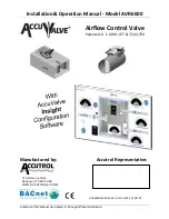 Предварительный просмотр 1 страницы Accutrol AccuValve AVR6000 Installation & Operation Manual