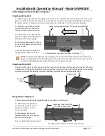 Предварительный просмотр 14 страницы Accutrol AccuValve AVR6000 Installation & Operation Manual