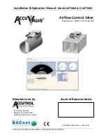 Предварительный просмотр 1 страницы Accutrol AccuValve AVT3000 Installation & Operation Manual