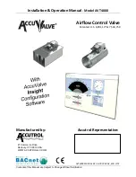 Предварительный просмотр 1 страницы Accutrol AccuValve AVT4000 Series Installation & Operation Manual