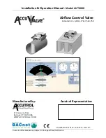 Preview for 1 page of Accutrol AccuValve AVT6000 Installation & Operation Manual