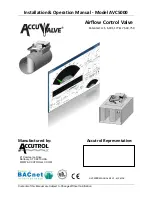 Accutrol AVC5000 Installation & Operation Manual предпросмотр