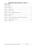 Предварительный просмотр 3 страницы Accutrol VTS Installation & Operation Manual