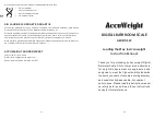 Preview for 7 page of Accuweight AW-BS002 Instruction Manual