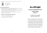 Preview for 15 page of Accuweight AW-BS002 Instruction Manual