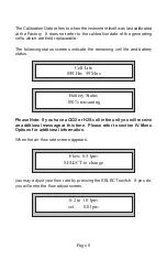 Предварительный просмотр 10 страницы ACD Cal 2000 Instruction Manual