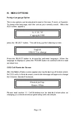 Предварительный просмотр 16 страницы ACD Cal 2000 Instruction Manual