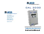 Предварительный просмотр 26 страницы ACD Cal 2000 Instruction Manual