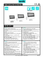 ACDC FUSION 12 Installation Instructions Manual preview