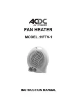 ACDC HFTV-1 Instruction Manual предпросмотр