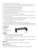 Preview for 2 page of ACDC NSB-120E User Instructions