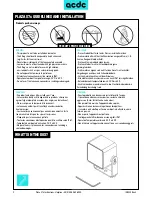 Предварительный просмотр 2 страницы ACDC PLAZA S7x Installation Instructions