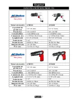 Preview for 32 page of ACDelco AND301 Product Information Manual