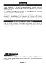 Preview for 18 page of ACDelco ARD847L Product Information Manual