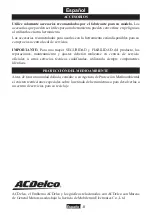 Preview for 26 page of ACDelco ARD847Li Product Information Manual