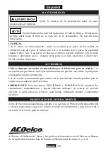 Предварительный просмотр 31 страницы ACDelco ARI810 Product Information Manual