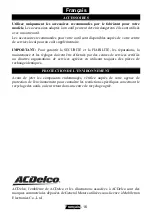 Preview for 30 page of ACDelco ARZ1204 Product Information Manual