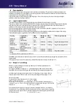 Preview for 5 page of Acdeos AR FL 210-8/2 Manual