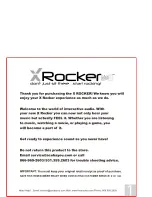 Ace Bayou X Rocker User Manual preview