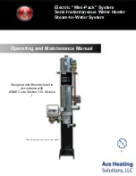 Preview for 1 page of Ace Heating Solutions Mini-Pack Operating And Maintenance Instruction Manual