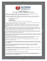 Preview for 23 page of Ace Heating Solutions Mini-Pack Operating And Maintenance Instruction Manual