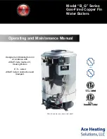 Ace Heating B Series Operating And Maintenance Manual preview