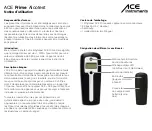 Предварительный просмотр 13 страницы ACE INSTRUMENTS ACE Prime Operating Manual