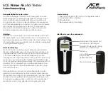 Предварительный просмотр 18 страницы ACE INSTRUMENTS ACE Prime Operating Manual