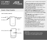 Предварительный просмотр 2 страницы ACE INSTRUMENTS AFM-5 Quick Start Manual