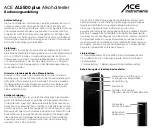 Preview for 2 page of ACE INSTRUMENTS AL5500 plus Operating Manual