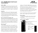 Preview for 7 page of ACE INSTRUMENTS AL5500 plus Operating Manual