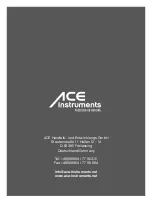 Предварительный просмотр 17 страницы ACE INSTRUMENTS ALP-1 med Operating Manual