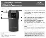 Предварительный просмотр 1 страницы ACE INSTRUMENTS DA-5000 Quick Start Manual