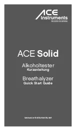 Предварительный просмотр 1 страницы ACE INSTRUMENTS Solid Quick Start Manual