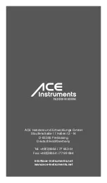 Предварительный просмотр 5 страницы ACE INSTRUMENTS Solid Quick Start Manual