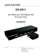 Ace Plus EX-G011 User Manual предпросмотр