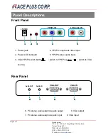 Предварительный просмотр 5 страницы Ace Plus EX-G035 User Manual